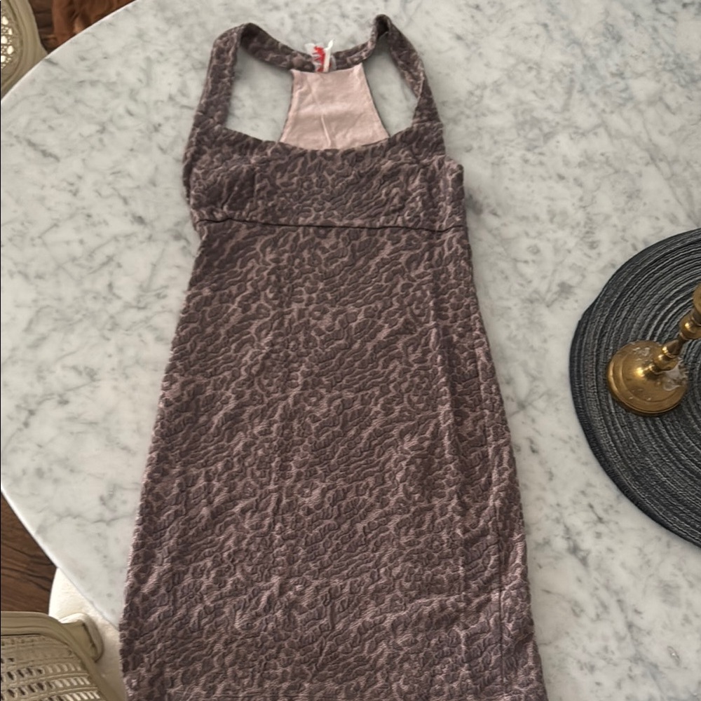 Free People Textured Pink Dress